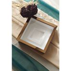 Verda Çerçeve 25X25 Cm Fotoğraf Bölümlü Bronz Verda Anı Çerçevesi-6 Cm Derinlikli Anı Çerçevesi