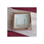 Verda Çerçeve 25x25 Cm Fotoğraf Bölümlü Rose Pleksi Kaplı Verda Anı Çerçevesi-6 Cm Derinlikli Anı Çerçevesi Pembe