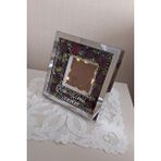 Verda Çerçeve 25x25 Cm Gümüş Kaplı Çerçeve! Ayna Fotoğraf Çerçevesi! Gri