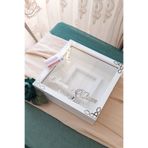 Verda Çerçeve 25x25 Cm Ledli Fotoğraf Bölümlü Beyaz-klasik(GÜMÜŞ) Isimli Anı Çerçevesi! Yeni Trend Anı Çerçevesi