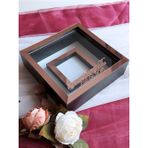 Verda Çerçeve 25X25 Cm Siyah-Rose Fotoğraf Bölümlü Anı Çerçevesi-6 Cm Derinlikli Anı Çerçevesi