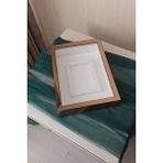 Verda Çerçeve 25x35 Cm Bronz Pleksi Kaplı Fotoğraf Alanlı Model Tasarım Gül Kutusu Anı Çerçevesi! Kahverengi