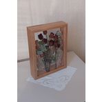 Verda Çerçeve 25X35 Cm Çift Yönlü Derin Gül Çerçevesi! Gelin Buketi Çerçevesi!