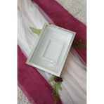 Verda Çerçeve 25x35 Cm Gümüş Renkli Yatay Fotoğraf Alanlı Model Tasarım Gül Kutusu Anı Çerçevesi! Isimsiz Ledli! Gri