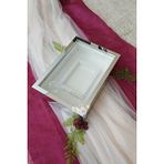 Verda Çerçeve 25x35 Cm Ledli Gümüş Pleksi Kaplı Fotoğraf Alanlı Model Tasarım Gül Kutusu Anı Çerçevesi! Gri
