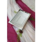Verda Çerçeve 25X35 Cm Ledli Gümüş Pleksi Kaplı Fotoğraf Alanlı Model Tasarım Gül Kutusu Anı Çerçevesi!