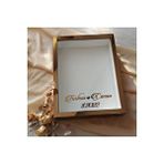 Verda Çerçeve 30x40 Cm 7 Cm Bronz Derin Gül Anı Çerçevesi! Gül Kutusu-hkm Ticaret Kahverengi
