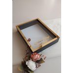 Verda Çerçeve 30X40 Cm 7 Cm Gül Anı Çerçevesi! Gül Kutusu-Hkm Ticaret