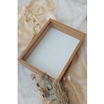 Verda Çerçeve 30X40 Cm Derin Bambu Özel Gün Çiçekleri Için Anı Çerçevesi! Gül Çerçeve Kutusu! Geniş Gül Kutusu!