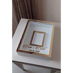 Verda Çerçeve 30x40 Cm Gold-beyaz Gül Anı Çerçevesi! Fotoğraf Çerçevesi! Gül Anı Çerçevesi-hkm Ticaret Siyah