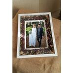Verda Çerçeve 30x40 Cm Gül Çerçevesi Yeni Model Anı Çerçevesi- Özel Gün Çiçekleri Gül Tablosu Beyaz
