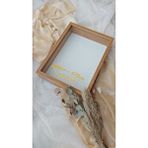 Verda Çerçeve 30X40 Cm Isimli Ve Tarihli Derin Bambu Anı Çerçevesi! Gül Çerçeve Kutusu! Geniş Ve Derin Gül Kutusu!