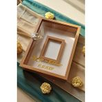 Verda Çerçeve 30x40 Cm Ledli Bambu Gül Anı Çerçevesi! Ledli Fotoğraf Çerçevesi! Gül Anı Çerçevesi-hkm Ticaret Kahverengi