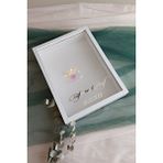 Verda Çerçeve 30x40 Cm Ledli Derin Tasarım Gül Kutusu Anı Çerçevesi! Ayna Çerçeve! Beyaz
