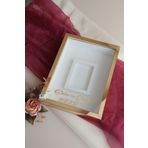 Verda Çerçeve 30X40 Cm Ledli Gold Fotoğraf Bölümlü Tasarım Gül Kutusu Anı Çerçevesi! Ayna Çerçeve!