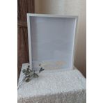 Verda Çerçeve 40x50 Cm Beyaz Gül Anı Çerçevesi! Ledsiz Derin Çerçeve! Gül Anı Çerçevesi-