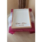 Verda Çerçeve 40X50 Cm Beyaz-Rose Derin Ledsiz Gül Anı Çerçevesi! Gül Kutusu
