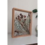 Verda Çerçeve 40x50 Cm Çift Yönlü Derin Gül Çerçevesi! Gelin Buketi Çerçevesi! Bambu Kahverengi