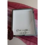 Verda Çerçeve 40X50 Cm Füme Derin Anı Çerçevesi- Ledsiz Gül Kutusu-Beyaz Zemin! Yeni Moda Çerçeve