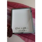 Verda Çerçeve 40X50 Cm Füme Derin Anı Çerçevesi- Ledsiz Gül Kutusu-Beyaz Zemin! Yeni Moda Çerçeve