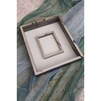 Verda Çerçeve 40x50 Cm Siyah-gümüş Gül Anı Çerçevesi! Fotoğraf Bölümlü Çerçeve! Ledsiz Gül Anı Çerçevesi