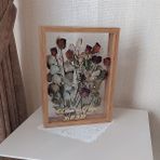 Verda Çerçeve Bambu Isimli 30X40 cm Çift Yönlü Anı Çerçevesi! Gül Kutusu Şeffaf Gül Kutusu