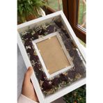 Verda Çerçeve Ledli 25X35 Cm Üçgen Fotoğraf Alanlı Model Tasarım Gül Kutusu Anı Çerçevesi! Isimsiz Ledli!