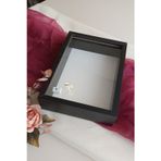 Verda Çerçeve Ledli Yeni Trend 25X35 Cm Siyah Derin Gül Tasarım Çerçevesi! Gül Kutusu Anı Çerçevesi! Isimsiz