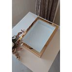 Verda Çerçeve Ledsiz Yeni Trend 25X35 Cm Gold Derin Gül Tasarım Çerçevesi! Gül Kutusu Anı Çerçevesi! Isimsiz