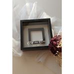 Verda Çerçeve Siyah 25X25 Cm Fotoğraf Bölümlü Verda Anı Çerçevesi-6 Cm Derinlikli Anı Çerçevesi