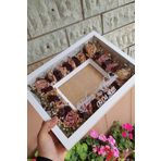 Verda Çerçeve Yeni Model 25X35 Cm Fotoğraf Alanlı Model Tasarım Gül Kutusu Anı Çerçevesi! Isimli Ledsiz