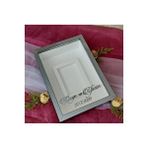 Verda Çerçeve Yeni Model 25x35 Cm Füme Isimli Fotoğraf Alanlı Model Tasarım Gül Kutusu Anı Çerçevesi! Mavi