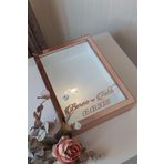 Verda Çerçeve Yeni Model 25X35 Cm Rosegold Ledli Derin Gül Tasarım Çerçevesi! Gül Kutusu Anı Çerçevesi!