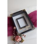Verda Çerçeve Yeni Model 25X35 Cm Siyah Renk Isimli Klasik Kenarlı Anı Çerçevesi