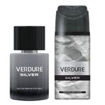 Verdure Silver EDT 100 Ml Ve 105 Ml Deodorant Erkek Parfüm Set