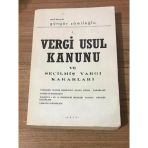 Vergi Usul Kanunu Ve Seçilmiş Yargı Kararları (Sahafiye Kitap)
