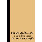 Verita della vita e lista della spesa in un unico posto: Regalo divertente sotto forma di taccuino per anziani, familiari, amici