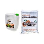Vermisafa %100 Organik Solucan Gübresi 20 KG Katı + 20 L Sıvı