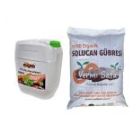 Vermisafa %100 Organik Solucan Gübresi 20 Lt Sıvı + 20 Kg Katı