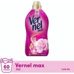 Vernel Max Konsantre Çamaşır Yumuşatıcısı 1.44L (60 Yıkama) Taze Gül - 1,5 lt