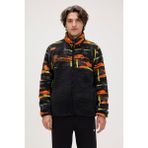 Vernon Siyah Erkek Full-Zip Polar Sweatshirt - M