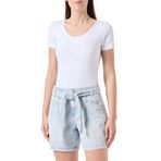 Vero Moda Açık Mavi Denim Kadın Şort VMFIE HR LONG BELT SHORTS MIX