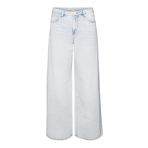 VERO MODA Kadın VMANNET MR WIDE JEANS GU3207 Jean Açık Mavi Denim 27/32