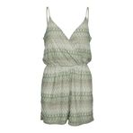 VERO MODA Kadın VMDICTE SINGLET PLAYSUIT JRS GA Tulum Yeşil M