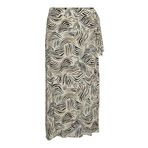 VERO MODA Kadın VMKARMYN HW 7/8 WRAP SKIRT VMA Uzun Etek Krem L