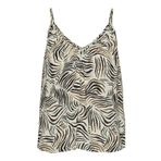 VERO MODA Kadın VMKARMYN SHORT SINGLET TOP VMA Tişört Krem XS