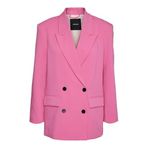 VERO MODA Kadın VMMARY LS DOUBLE BREASTED OS BLAZER Ceket Pembe 36