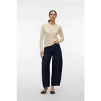 Vero Moda Kadın Vmnewlex Bisiklet Yaka Uzun Kollu Hırka 10340562 Ekru
