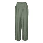 VERO MODA Kadın VMQUEENY LONG PANTS WVN GA Pantolon Yeşil M