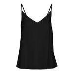 VERO MODA Kadın%VMEASY JOY V-NECK SINGLET WVN GA Tişört Siyah S